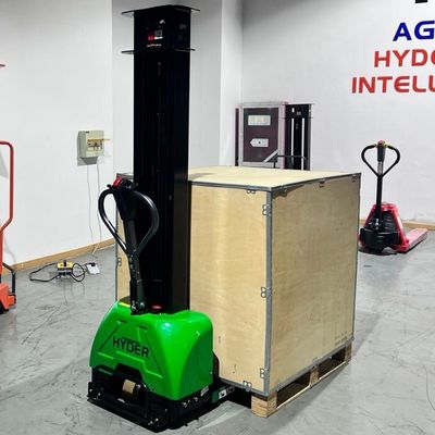 1ton Capacity Electric Lifting Stacker for Self Loading and Hydraulic Pallet Stacking
