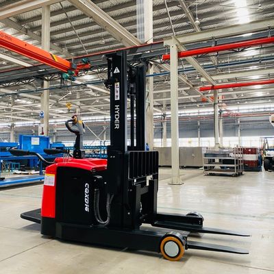 2 Ton Reach Truck Forklift Counterbalance Pallet Stacker for Narrow Aisle Warehouse