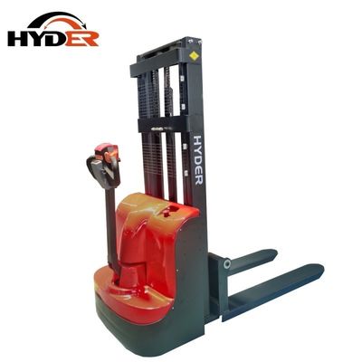 Lift Motor DC Motor 1.0-1.5t Load Capacity Semi Electric Stacker for Warehouse Logistic