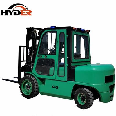 Electric Forklift Four Wheel Europe and America Market 4tons Load with Mosfet/AC