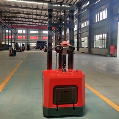 1500kgs Load Capacity Platform Standing Stacker Forklift Truck for Load Center 500mm