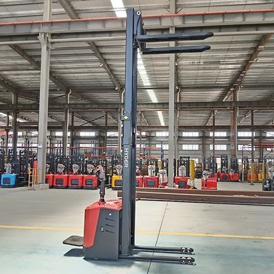 1500kgs Load Capacity Platform Standing Stacker Forklift Truck for Load Center 500mm