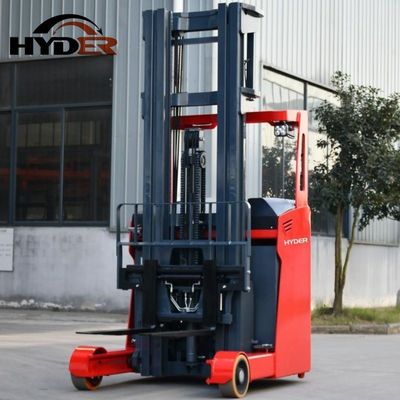 1600kg 2ton Narrow Aisle Electric Reach Forklift Truck with Lift Height 4.6-10m and AC Motor