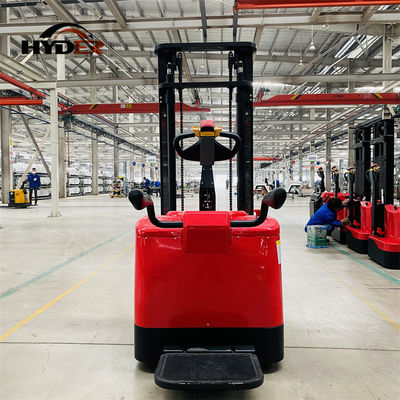 2110X850X2070MM Lifting Height 3000mm--5500mm 1.5t Capacity Standing on Stacker Electric