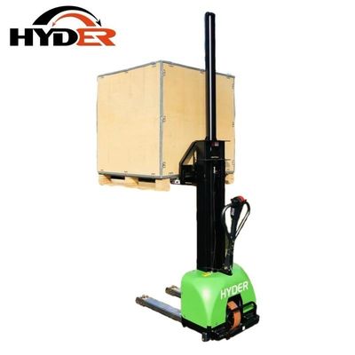 Portable Certified Lifting Stacker for Van 1.0ton Full Electric Self Loading Forklift