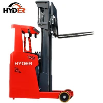 AC Motor Hyder Narrow Aisle 2000kg Electric Reach Forklift Seated Type Full Electric