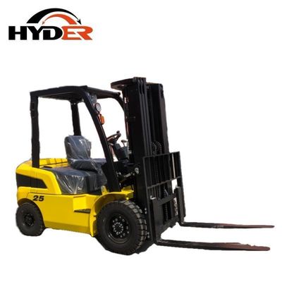 Hyder 2.5t Diesel Forklift with Chinese Top Engine and 3000mm-6000mm Lift Height