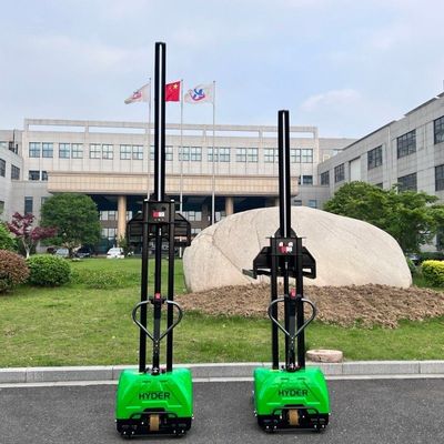 1.3m/1.6m Lift Height Portable Self Lifting Loading Stacker Truck for Electric Forklift