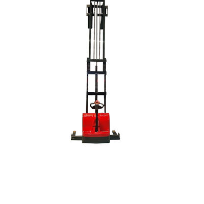 DC Motor Forklift Htb15e 1500kg 3m Electric Walkie Stacker Fork Lift Machine in Warehouse