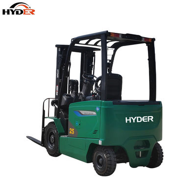 DC Motor 2.5ton 2500kg Counterbalance Electric Forklift with Side Shift and Solid Tyres