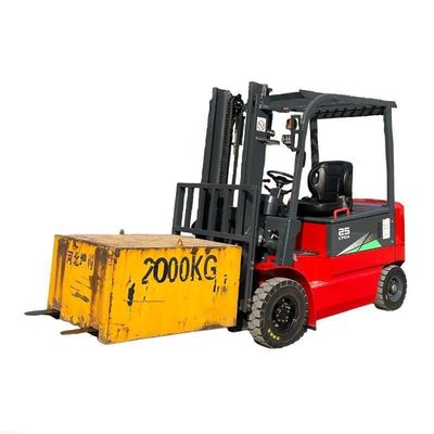 4 Wheel 2.5t Electric Forklift Truck with Counterbalance and Optional Load Capacity