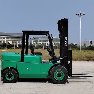 5t Load Capacity Electric Forklift with Four Wheels and Mosfet Control System