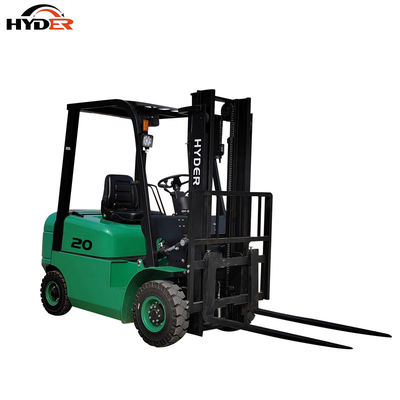 Green 2.0ton Load Capacity Lithium Battery Electric Forklift Suitable for Any Industry