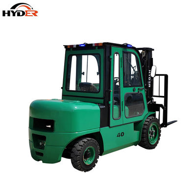 Electric 4 Ton Load Capacity Fork Lifter with Battery and Hydraulic Pallet Forklift