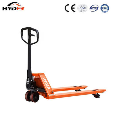 Hand Jack Hydraulic Manual Pallet Truck for Forklift Hmp20 in Orange and Yellow Color