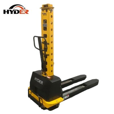 Mini Electric Stacker 1000kg 800/1000/1300mm Unload Container Self-Loading Forklift Truck
