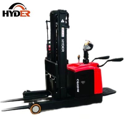 2t Load Capacity Narrow Aisles Electric Reach Truck Forklift with DC Motor Lift Motor