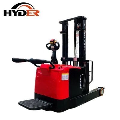 2t Load Capacity Narrow Aisles Electric Reach Truck Forklift with DC Motor Lift Motor