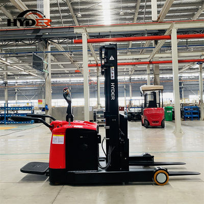 5500mm Lift Height Electric Logistics Reach Truck Forklift for Warehouse Management