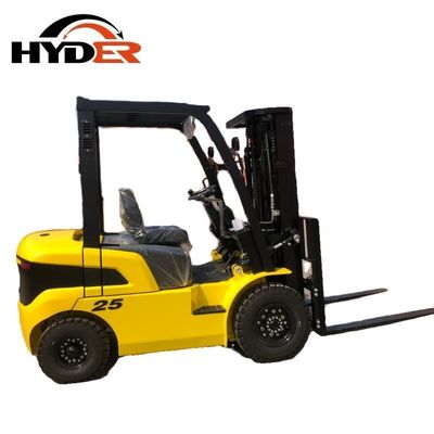 Hyder Forklift 2.5ton Diesel Forklift with Triplex Container Mast and CE Certificate