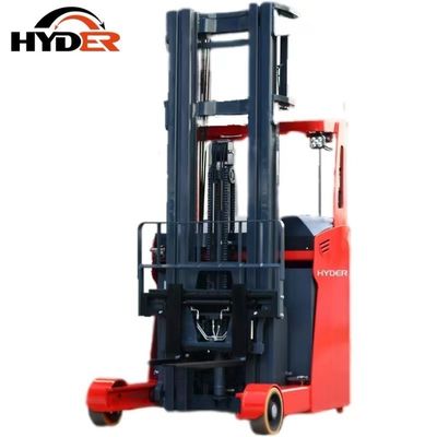 Electric Sit Down Reach Truck for Narrow Aisle Channel Warehouse Hyder 7.5m Lifting 1.6t
